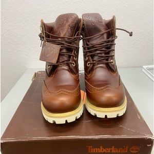 NEW Timberland Men’s 6” premium Brogue boot